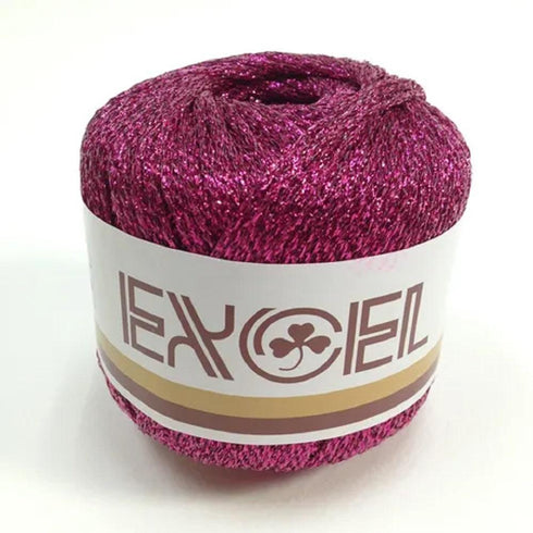 AussieSuperStore Haberdashery Supplies Fushcia Metallic Yarn (in 18 colours) Metallic Yarn (in 18 colours) | Knitting Wool | Yarn | Crotchet Yarn MY-12